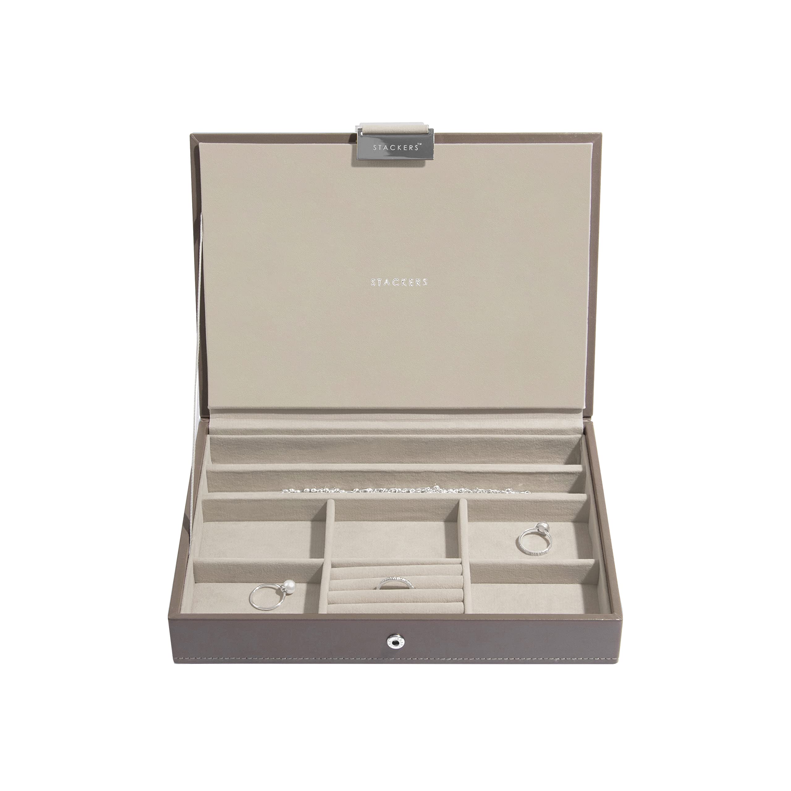 Stackers Mink Classic Medium Jewellery Box Lid — image 1