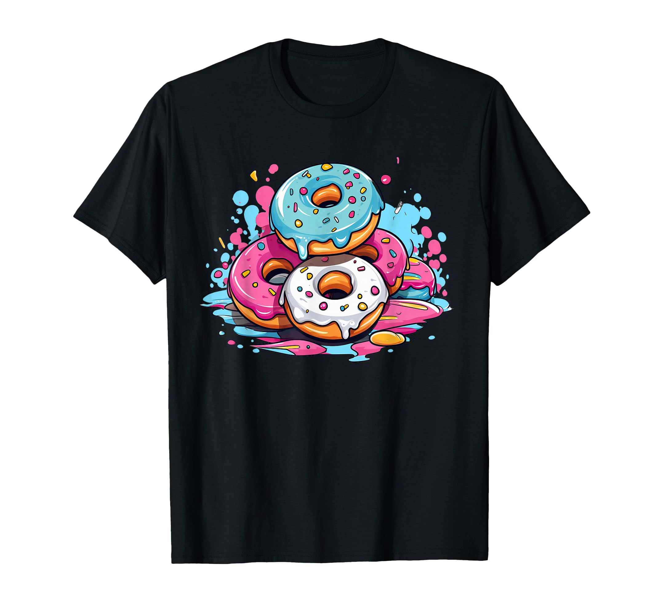 Photo 1 of Colorful Donut I Kids Donut T-Shirt