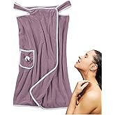 Women's Bathrobe – Plush Coral Fleece Comfort, Lightweight Shower Robe Texture, Pocket-equipped Wrap, Soft-touch Fabric