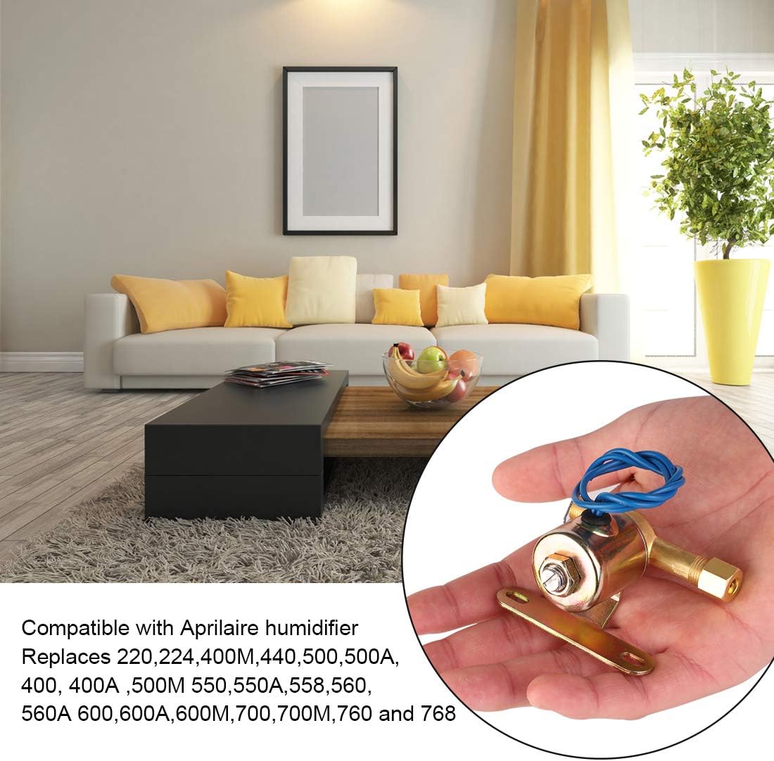 Humidifier Water Solenoid Valve 4040 24V Compatible with Aprilaire Valve-Replaces B2015-S85 B2017-S85 220 224 400 400A 400M 440 500 500A 500M 550 550A 558 560 560A 600 600A 600M 700 700A 700M 760 768: Home & Kitchen