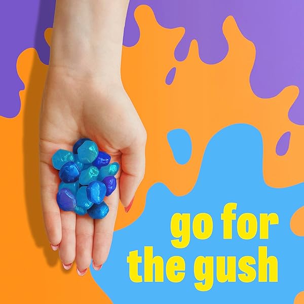 GUSHERS FRUIT FLAVORED SNACKS, BLUEBERRY GRAPE, SOUR BLUE RASPBERRY, 20 POUCHES, FAMILY PACK, 16 OZ