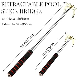 Skylety Pool Cue Rest with Stick Pool Table