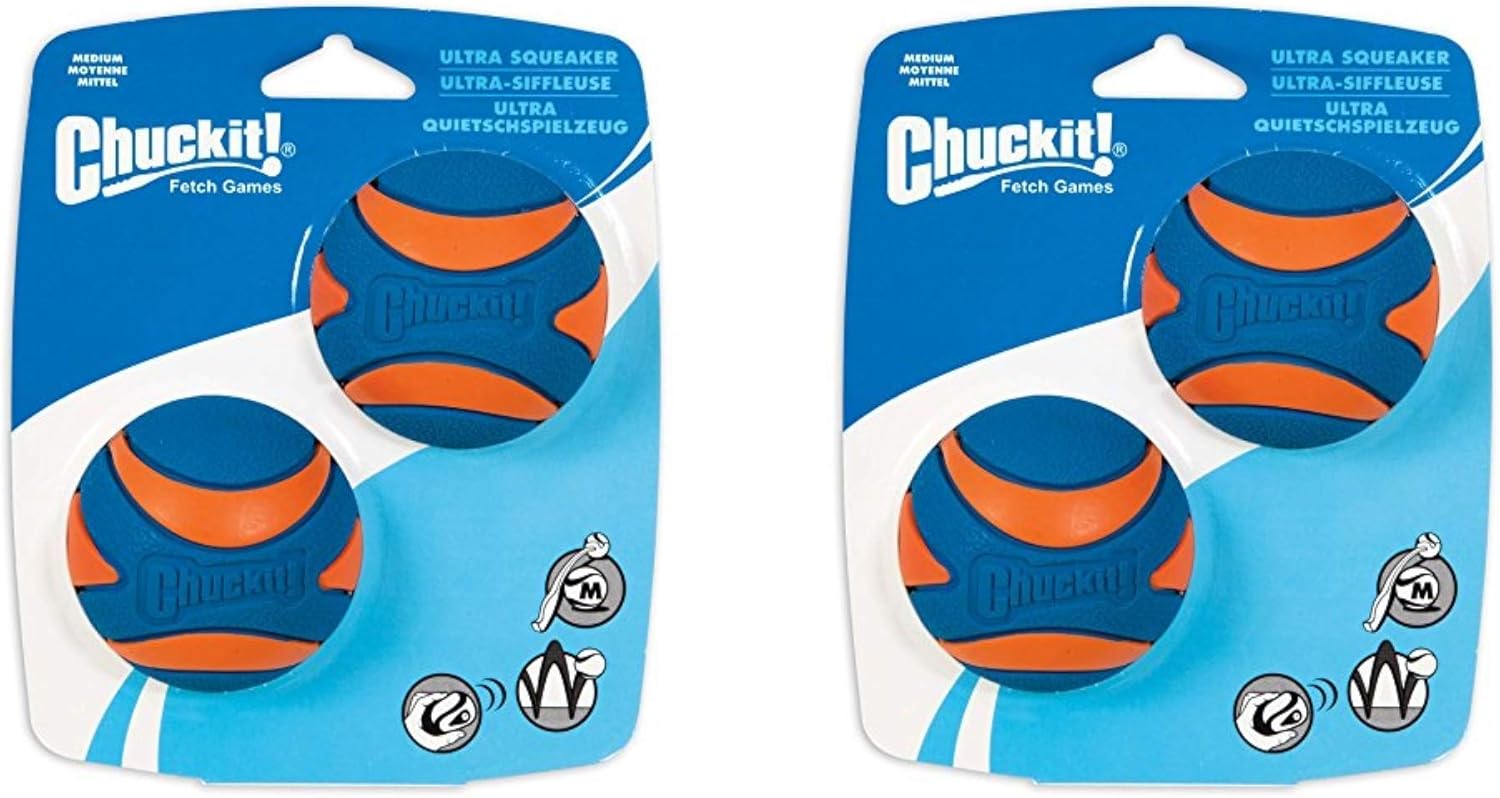 chuckit ultra squeaker ball medium