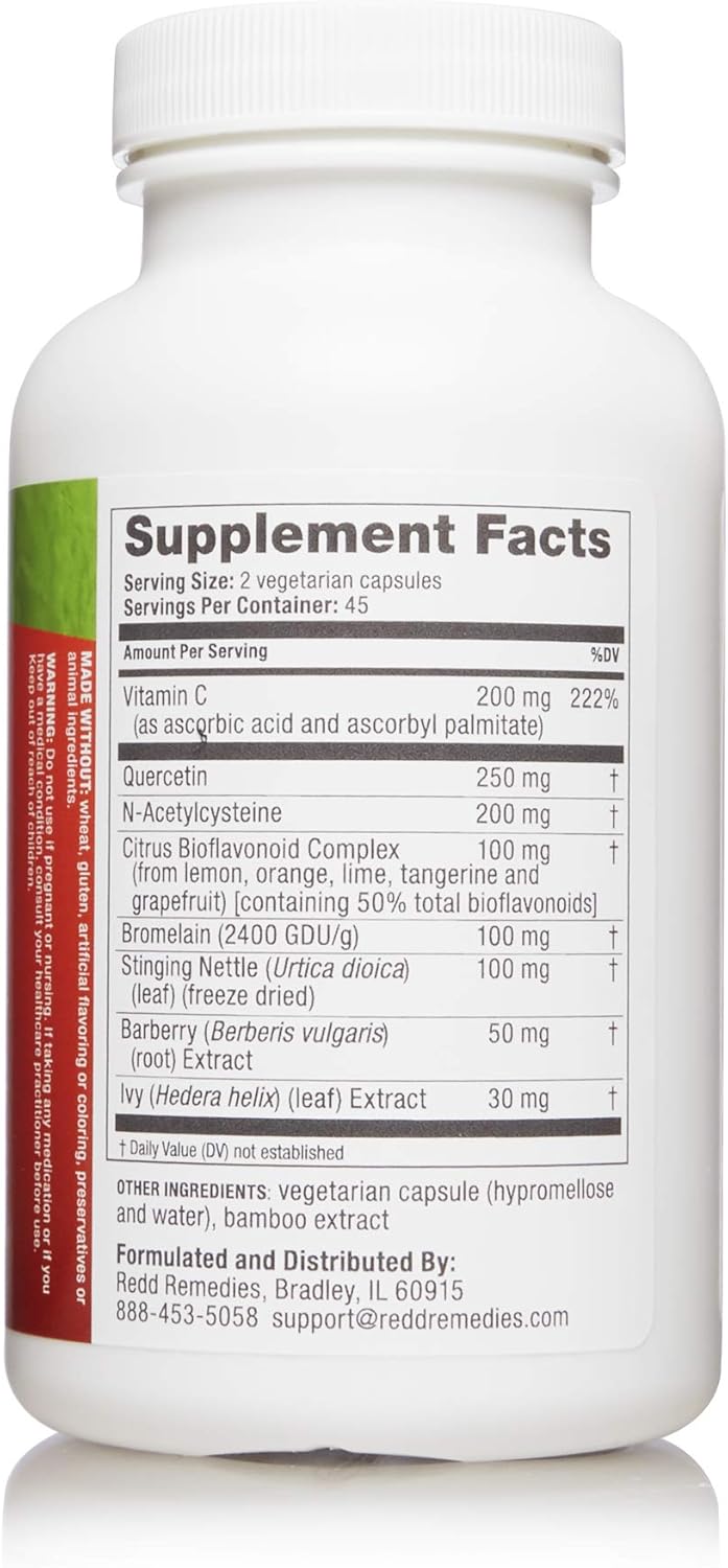 Redd Remedies, Adult Sinus Support, Respiratory and Immune Health Formula, 90 Tablets: Health & Personal Care