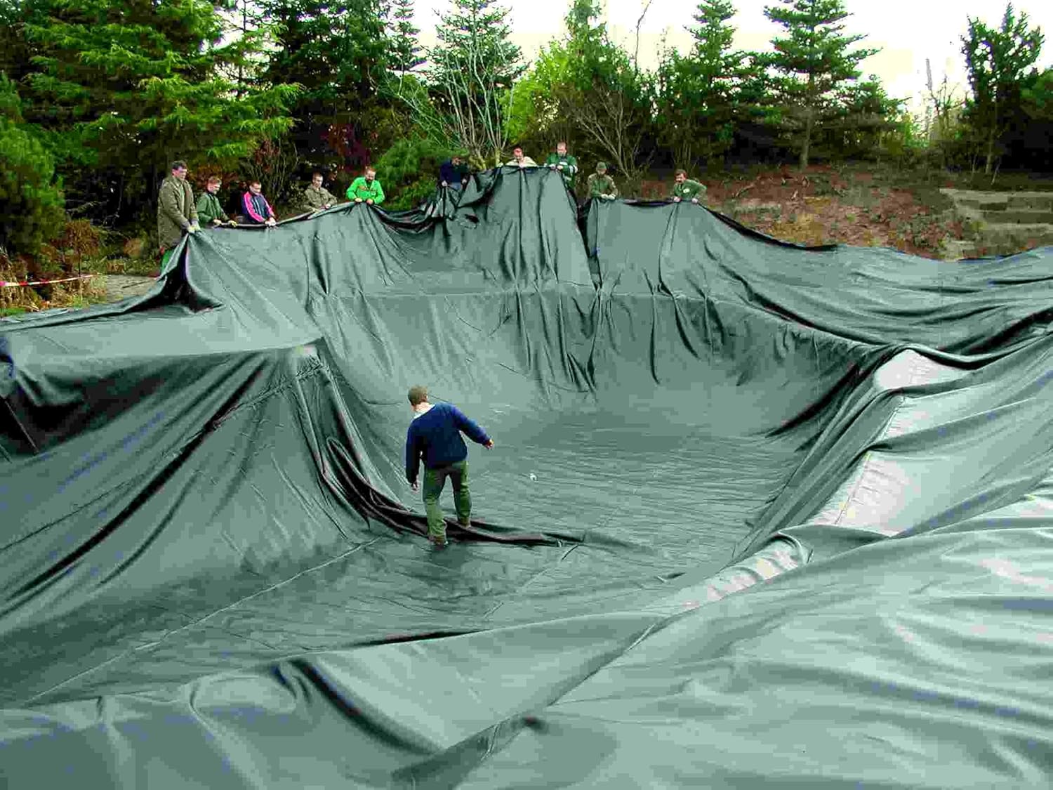 PVC Pond Liner 0.5 MM Black, 6 M x 2 M Amazon.co.uk Garden & Outdoors