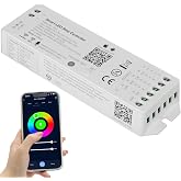 Controller LED WiFi RGBW PWM + SPI, Supporta Strisce LED Indirizzabili E Monocolore, Con Microfono E Timer