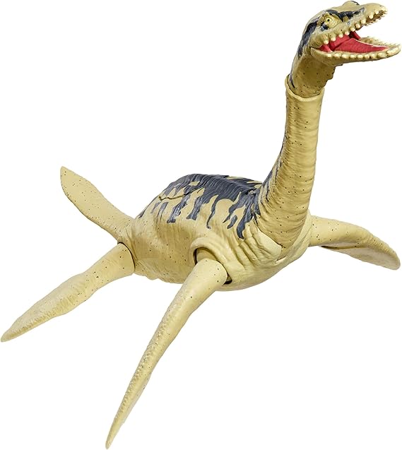jurassic world battle damage plesiosaurus dinosaur action figure