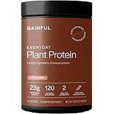 Gainful Everyday Plant Protein Powder, 23g Protein, Unflavored, 14 Servings | Vegan, Gut Friendly, No Artificial Ingredients, Supports Strength, Recovery &amp; Balanced Nutrition