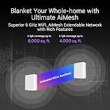 ASUS ZenWiFi BQ16 Quad Band WiFi 7 Mesh 25Gbps 4000 sq ft Dual 10G Ports view 2
