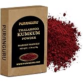 Thalampoo Kumkum Powder for Puja | 50g | Dark Red | Bridal Sindoor Bindi