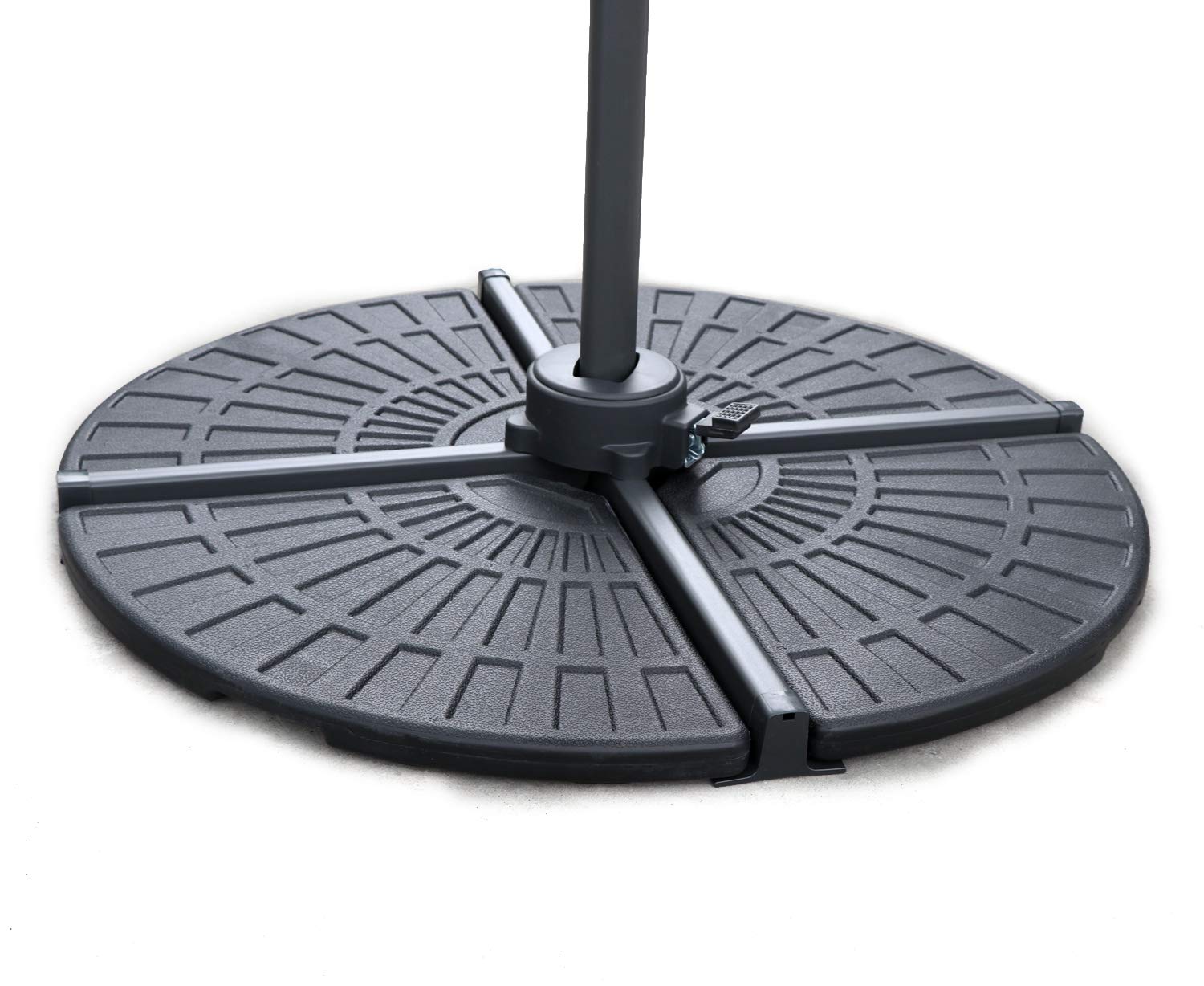 freestanding parasol with base