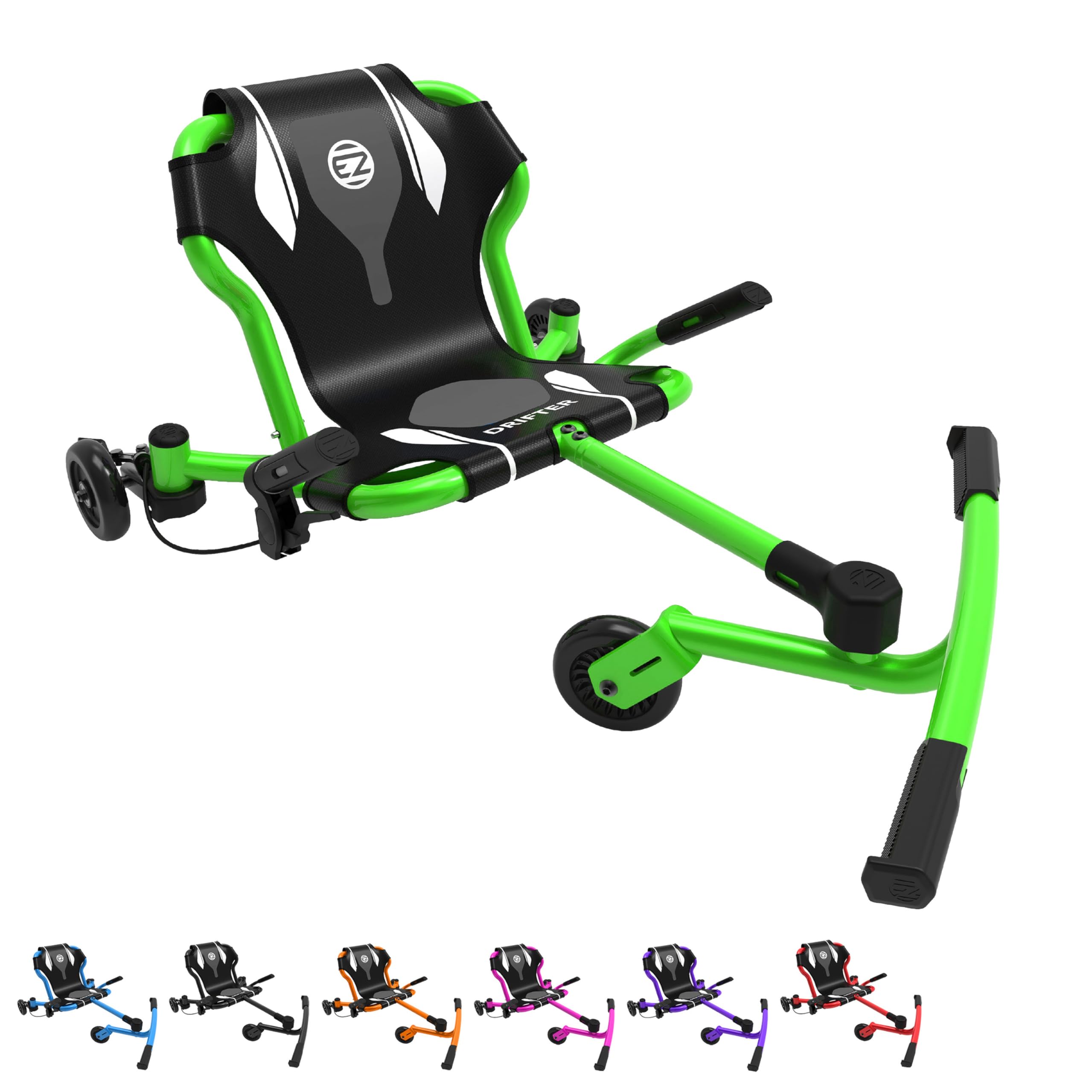 EzyRoller Drifter X Ride On Toy for Kids, Ages 4-12, Up to 154 lbs - Green Image