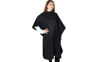 SALON SUPPLY CO Hair Coloring Cape - Waterproof Salon Cape - Salon Chemical Cape - Hair Cape - Hair Salon Cape - Hair Dye Cape - Hairdressing Cape - Hair Stylist Cape - Hair Smock