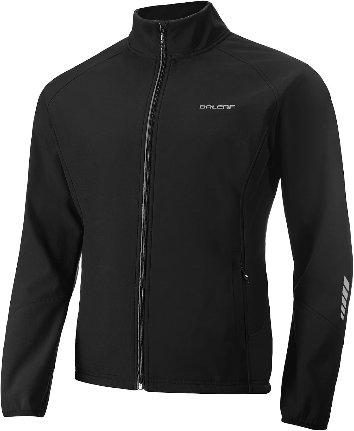 BALEAF Men's Windproof Cycling Running Jacket Thermal Softshell Water-Repellent Lightweight Windbreaker Winter : Clothing