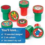 Baker Ross Christmas Self-Inking Stampers Pack of 10 Kids Arts Crafts Assorted view 3