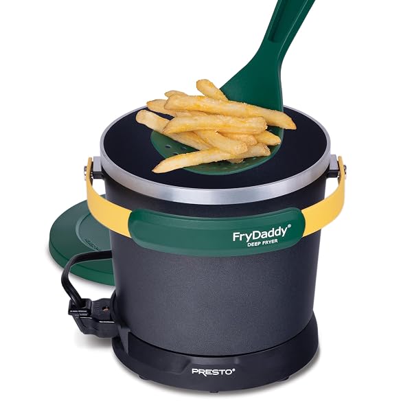 PRESTO 05427 FRYDADDY ELECTRIC DEEP FRYER, GREEN/GOLD