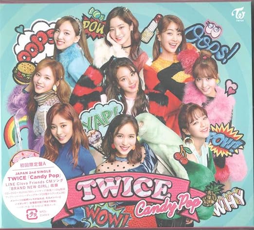 Twice Twice Candy Pop Type A Single Dvd F Ltd Japan Ver Poster Polaroid Card Post Card Autograph Event Photo Sticker Amazon Com Music