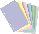 Filofax Personal Pastel Ruled Paper Refill 80gsm 95x171mm 60 sheets view 2