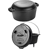 Overmont M Camp Dutch Oven + Dutch Oven with Handle