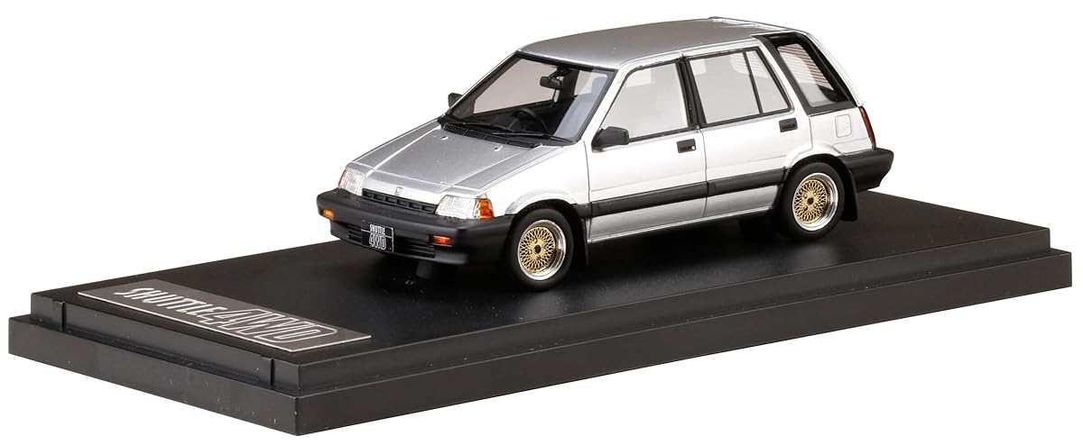 MARK43 1/43 Honda Civic Shuttle Custom Version Silver Model Car