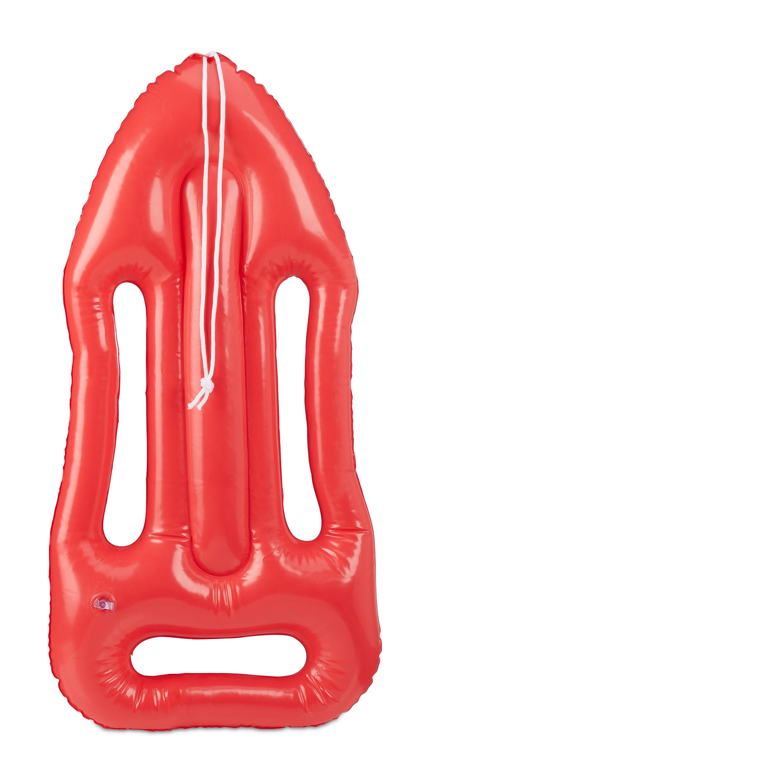Relaxdays Lifeguard Rescue Float, Torpedo Lifebuoy With Strap, Fancy Dress Or Theme Party, For Kids & Adults, Red