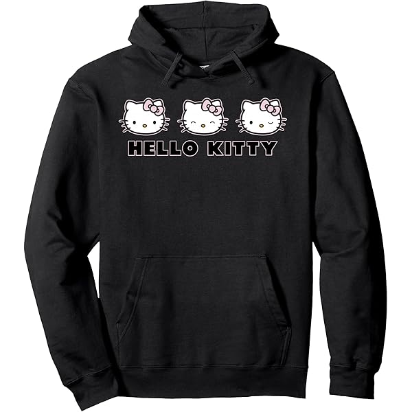 Amazon.com: Hello Kitty Tokyo Logo Hoodie Pullover Hoodie