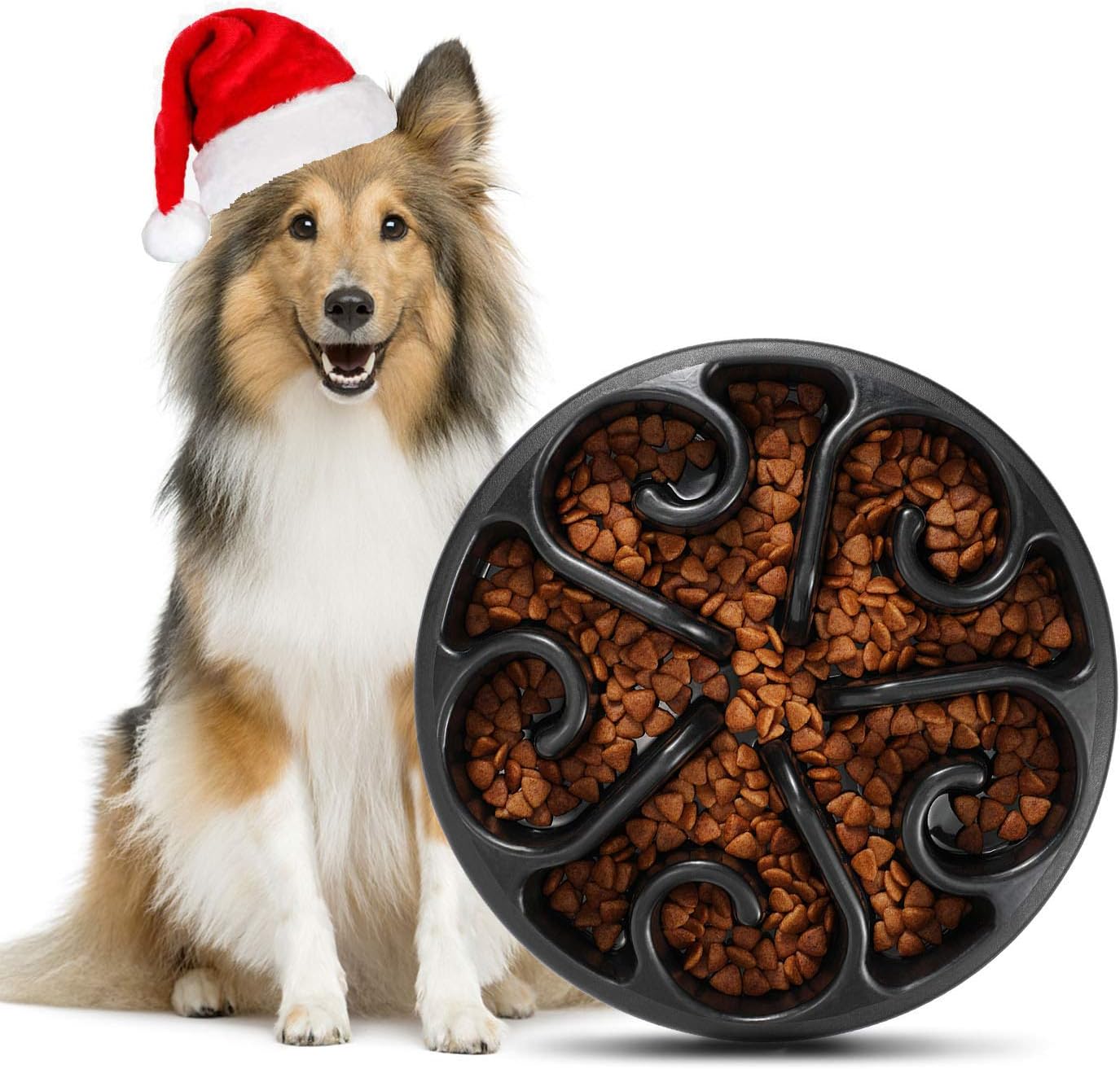 XZQTIVE Dog Bowl, Slow Feeder for Dog, Funny Slow Eating Bowls Stop Bloat Bowl