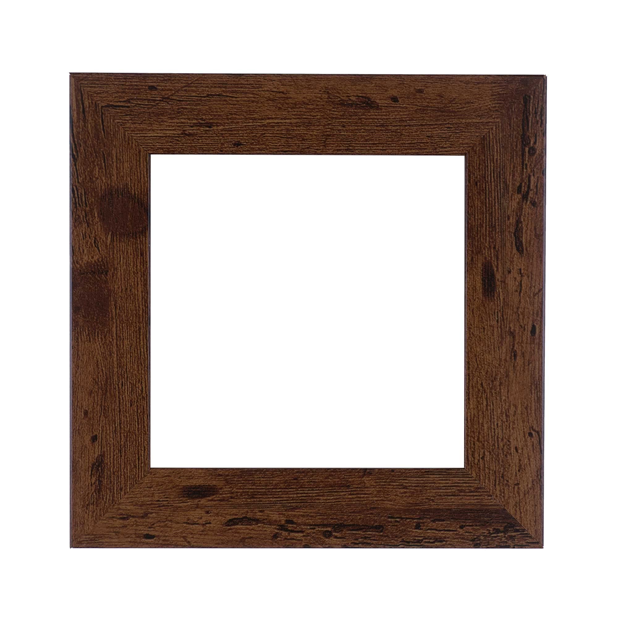 ElekTek Decorative Switch Surround Frame Cover Finger Plate Modena Dark Wood Effects Teak
