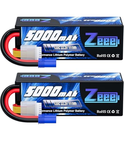 ベジット Amazon.com: Zeee 6S 5000mAh Lipo Battery 22.2V 120C Hard Case