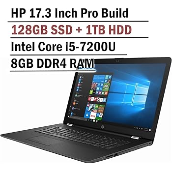 Amazon.com: HP 15.6-inch HD SVA BrightView WLED-backlit Laptop PC, 7th