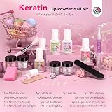 SAVILAND 22Pcs Dip Powder Nail Kit Starter 4 Colors Liquid Set French Manicure view 7