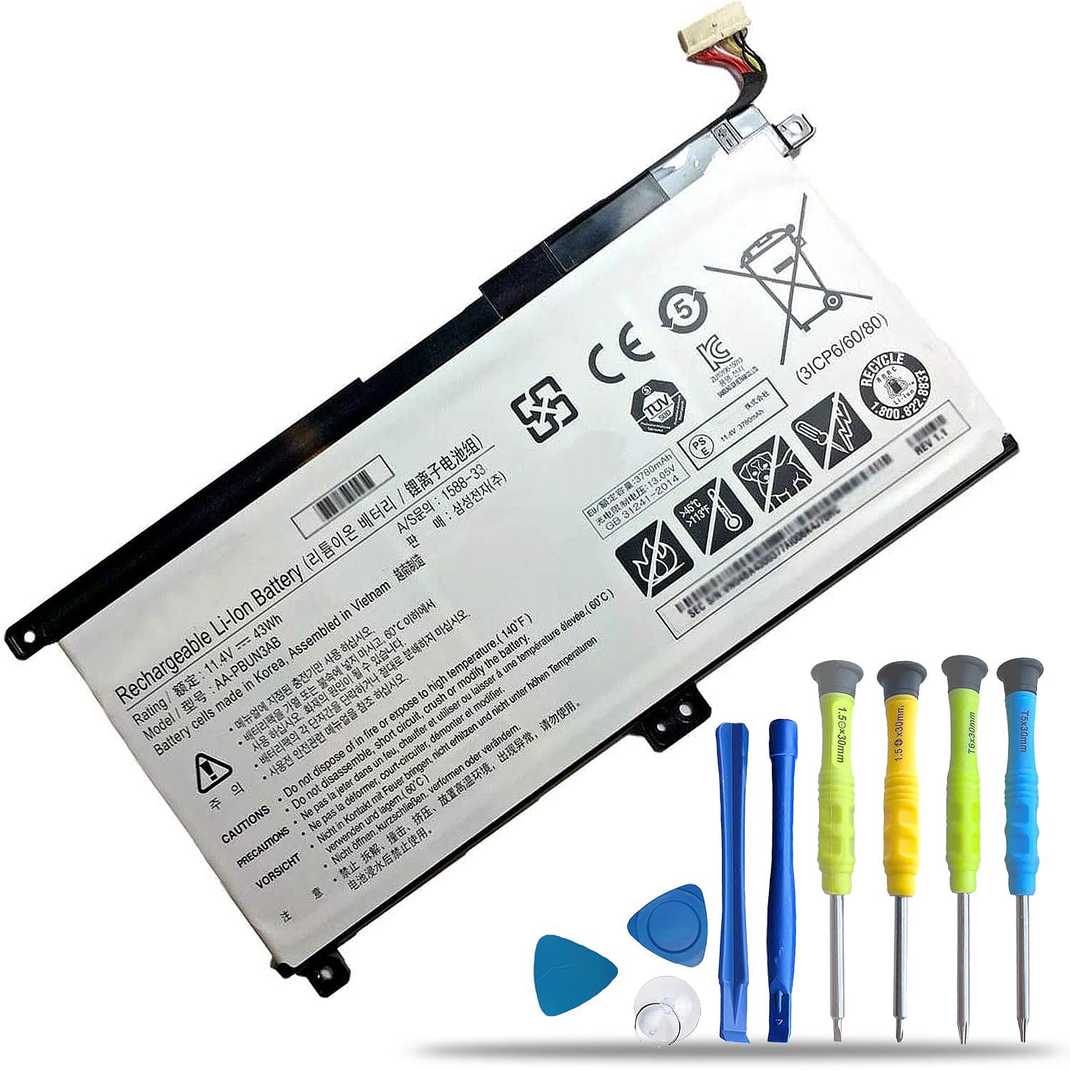 BOWEIRUI AA-PBUN3AB AA-PBUN3QB Compatible Laptop