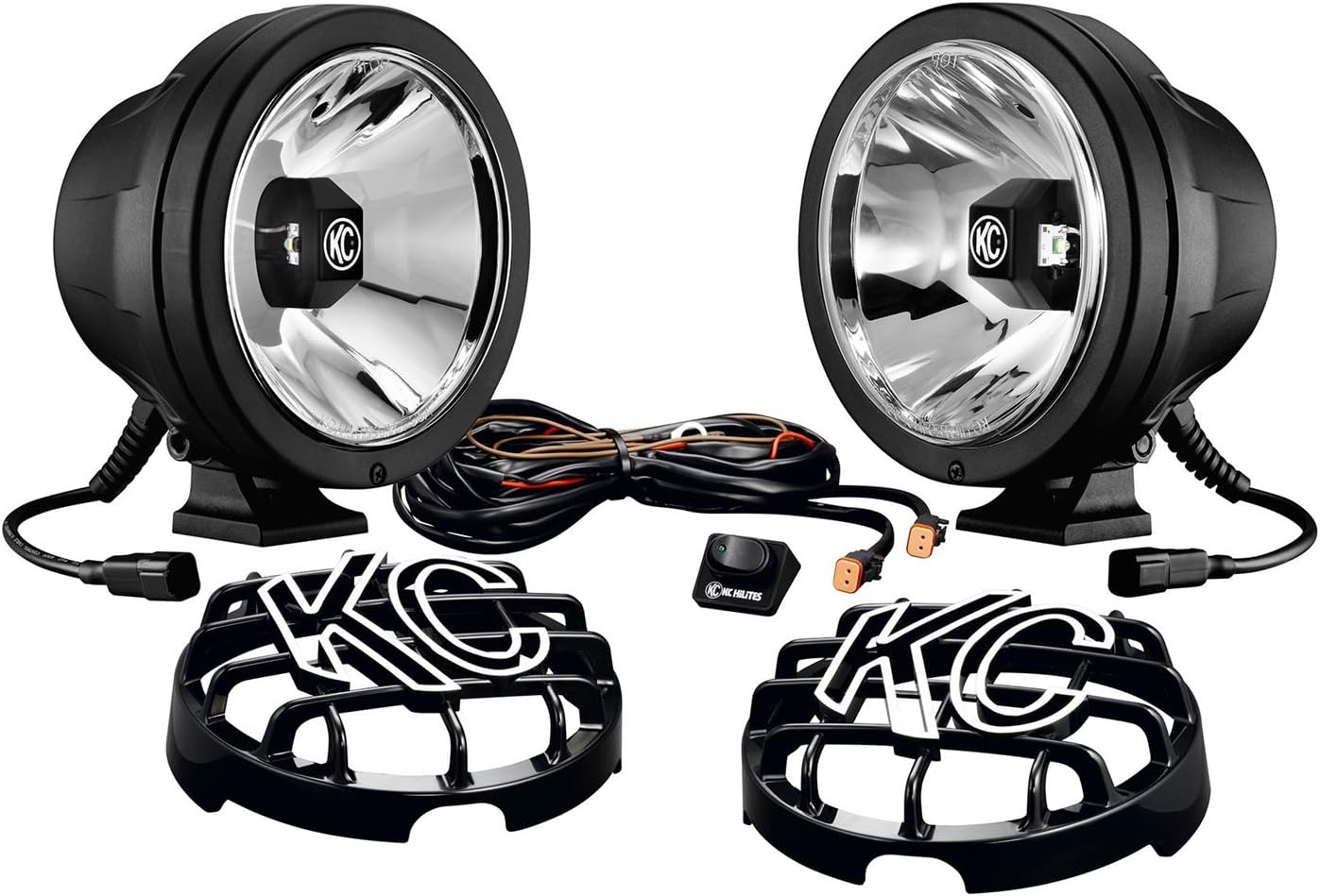 KC HiLiTES 644 6-Inch Pro Sport LED Drive Beam Pack - Pair: Automotive