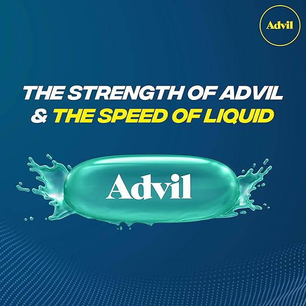 ADVIL LIQUI-GELS PAIN RELIEVER AND FEVER REDUCER, PAIN MEDICINE FOR ADULTS WITH IBUPROFEN 200MG FOR HEADACHE, BACKACHE, MENSTRUAL PAIN AND JOINT PAIN RELIEF – 160 LIQUID FILLED CAPSULES