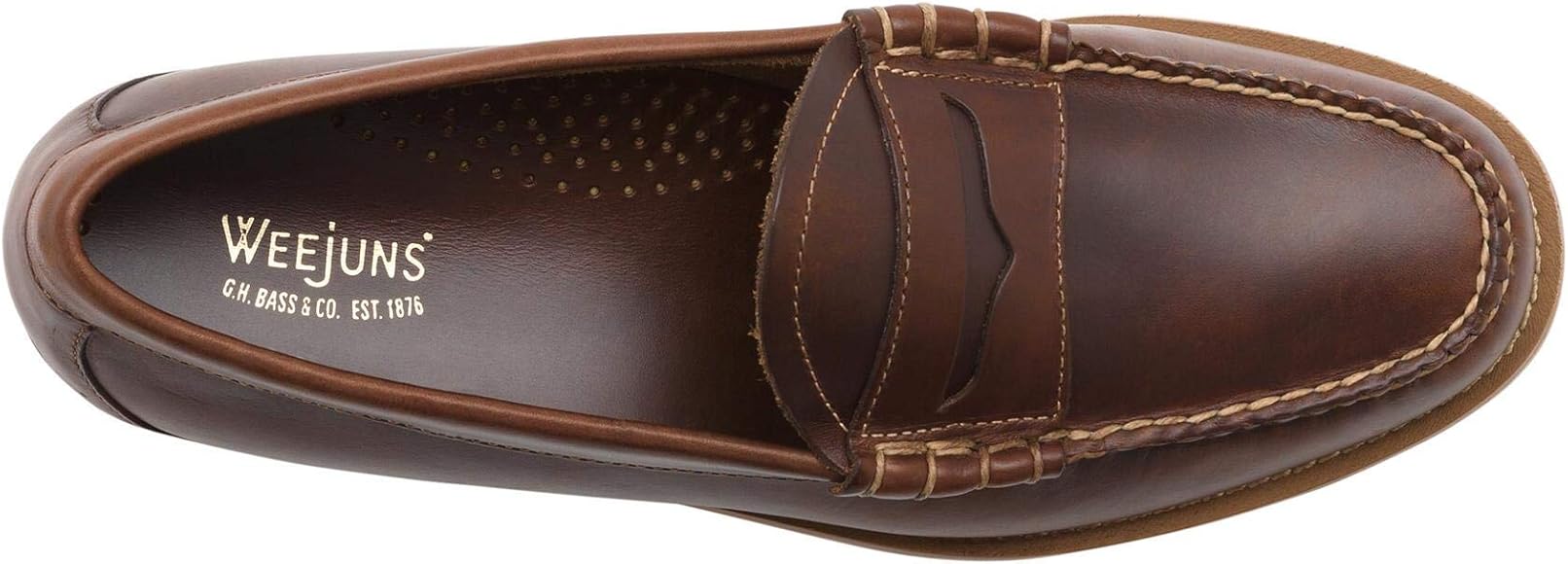 larson natural sole weejuns