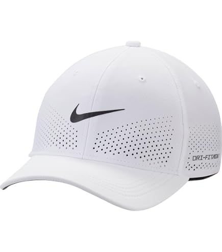 Nike Dri-FIT Tech Cap Mens Adjustbale Hat AA1859-100 - White at