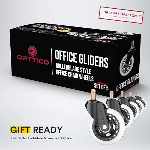 Amazon Com Opttico Office Chair Wheels For Ikea Chairs Our 3