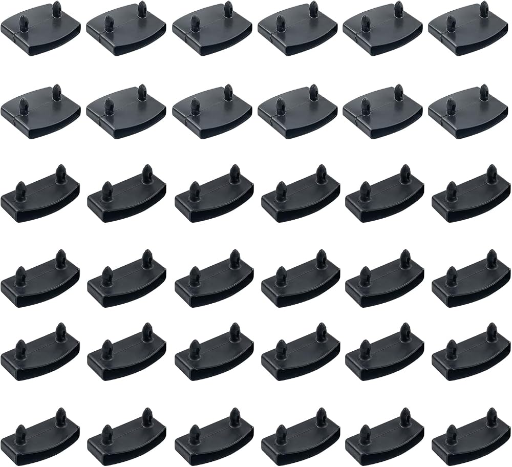 Sgehai 36 Pcs Bed Slat Holders Kit 24 Side 12 Center Caps 55mm Replacement