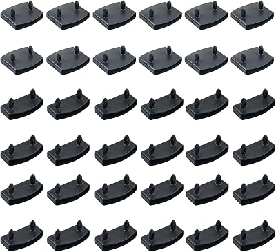 Sgehai 36 Pcs Bed Slat Holders Kit 24 Side 12 Center Caps 55mm Replacement
