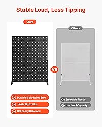 VEVOR Pegboard Display Stand, 17 x 13 Inch Tabletop