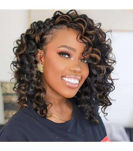 Amazon.com: MilkyWay Que JERRY CURL 3PCS Human Hair MasterMix