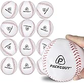 PACKGOUT Soft Foam Baseballs for Kids & Teenagers - Practice & Replacement Balls