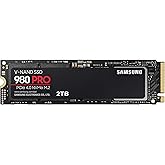 SAMSUNG 980 PRO SSD 2TB PCIe NVMe Gen 4 Gaming M.2 Internal Solid State Drive Memory Card, Maximum Speed, Thermal Control MZ-