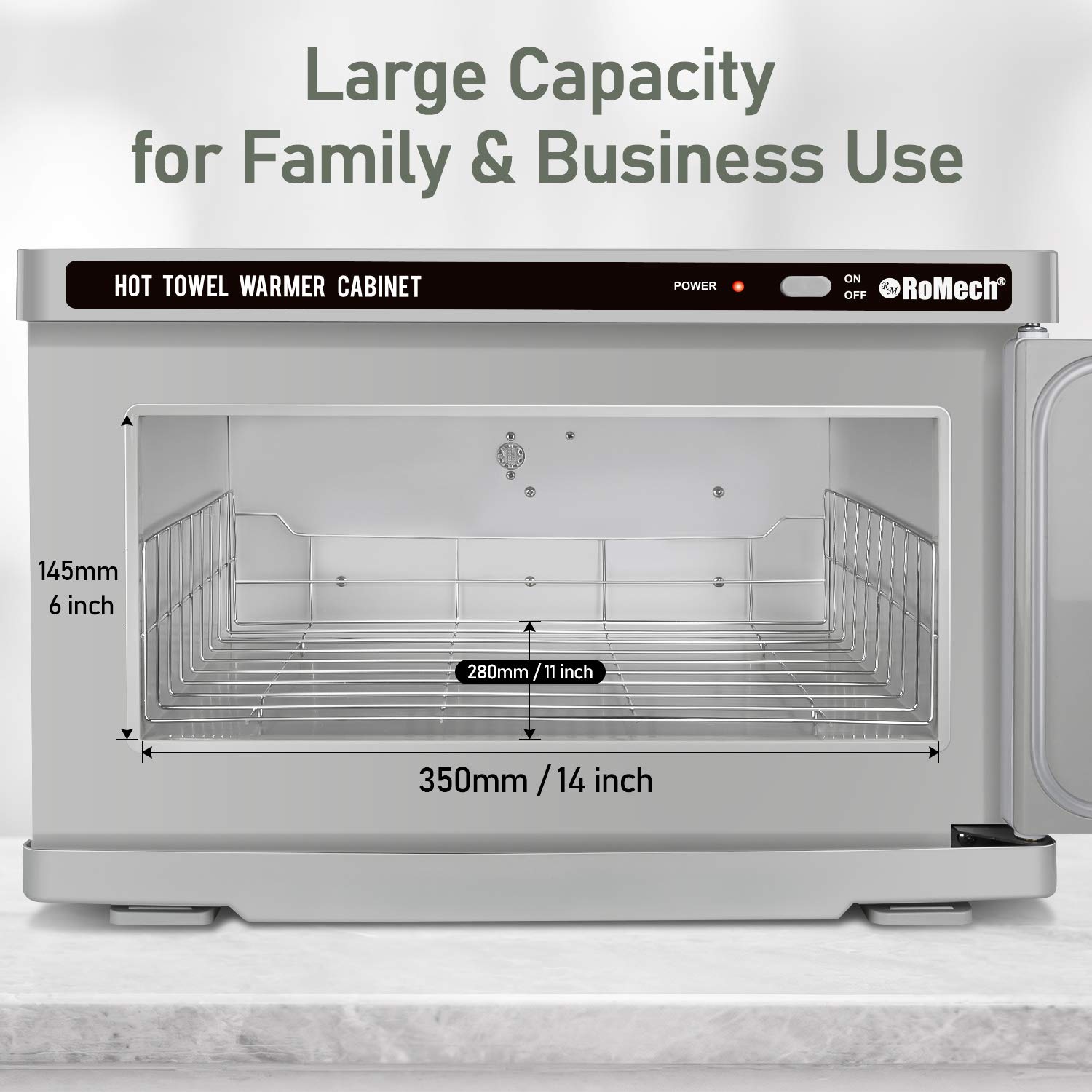 RoMech Hot Towel Warmer Cabinet, Professional Towel Heater for Spa Massage Salon Home (4 Gallon Capacity): Beauty