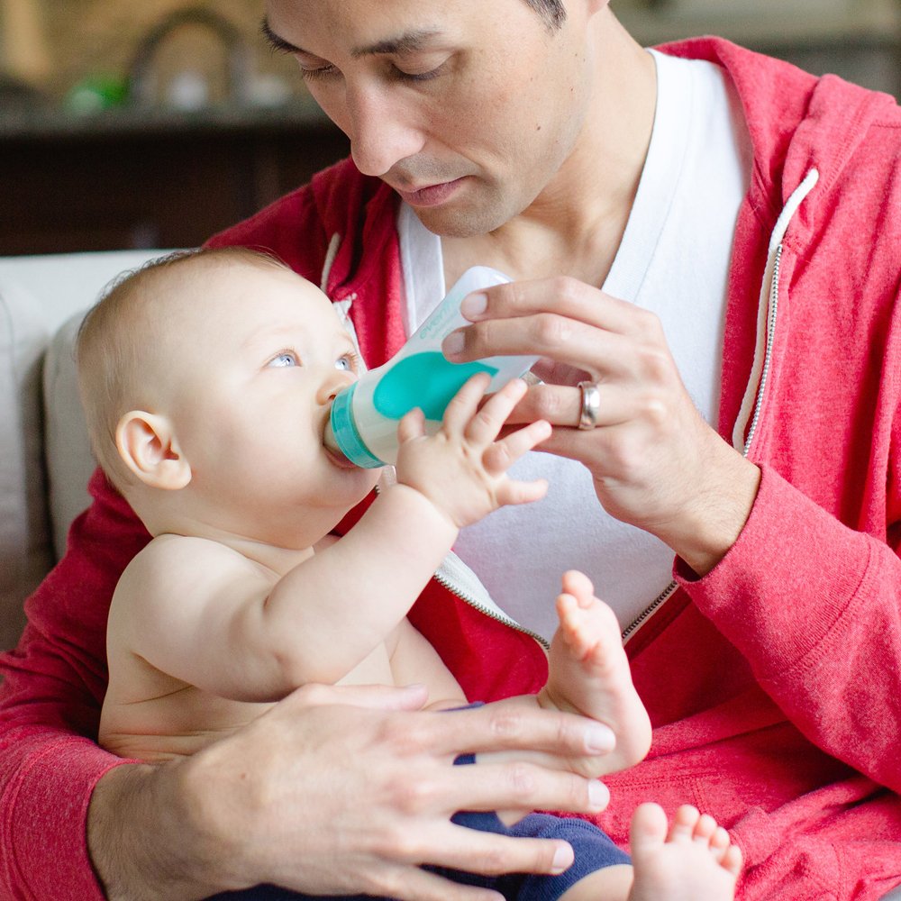 Evenflo Feeding Advanced Angled Vented Bottles, 9 Ounce (Pack of 6) : Baby