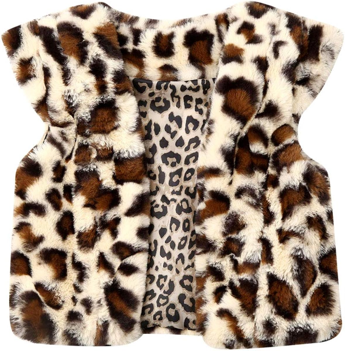 baby leopard vest