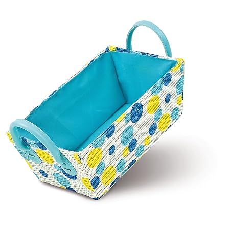 Badezimmerkorb rechteckig, mehrfarbig, T 26cm x B 15cm x H 10cm: Amazon