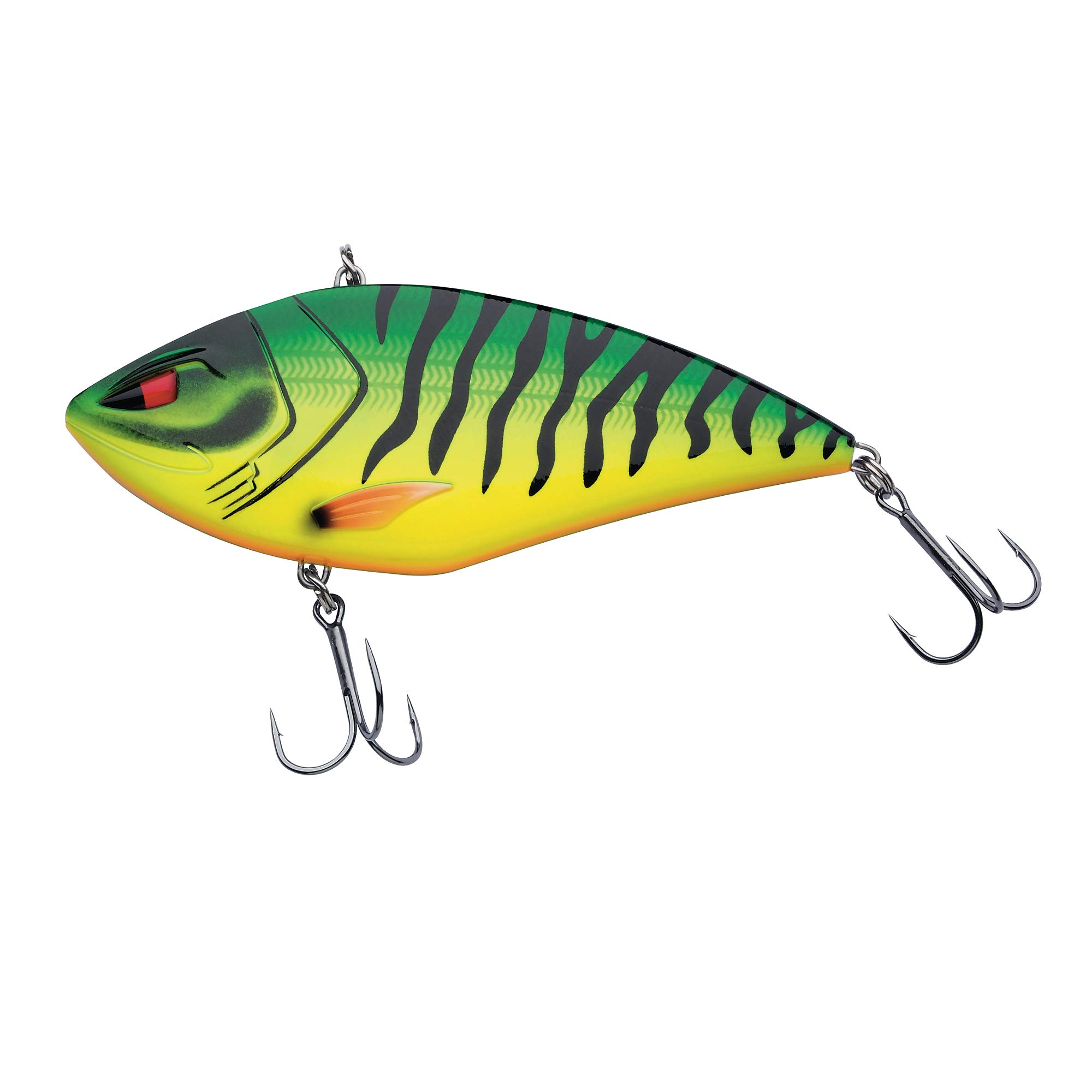 Berkley Zilla Lipless, Fishing Hook, Hard Lure, Fast Sinking Jerkbait / Crankbait with extreme Loud Rattle, Fusion 19 Treble Hooks - Lead Free Predator Fishing, Pike, Unisex, Firetiger, 80g | 135mm