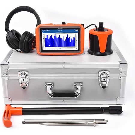 PQWT Detector acústico de fugas de agua L2000 para la profundidad exterior | Kit de detección de fugas de tubería subterránea
