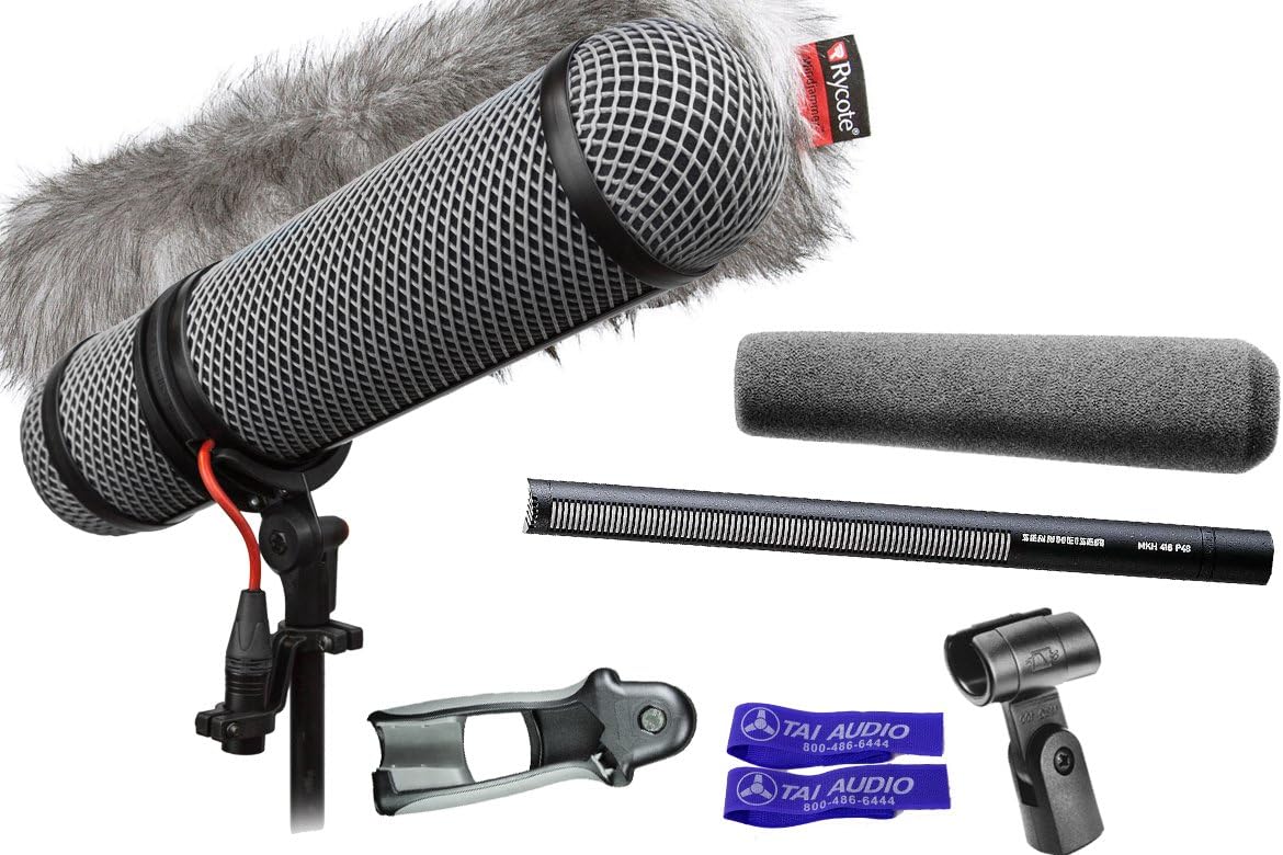 Sennheiser MKH416 P48 Shotgun Microphone Bundle With Rycote Super-Blimp NTG & 2 Cable Straps